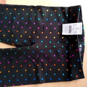 J. Crew crewcuts leggings, size 7 in rainbow foil